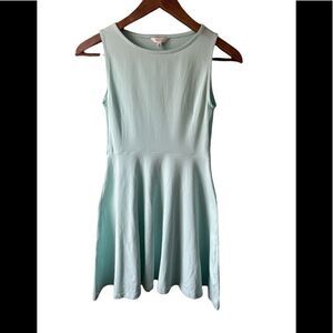 ARITZIA Talula Kanda light teal fit and flare mini dress size XS